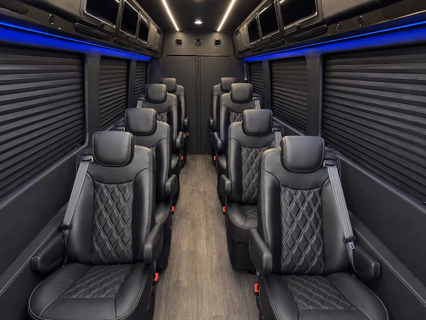10 passenger sprinter van inside