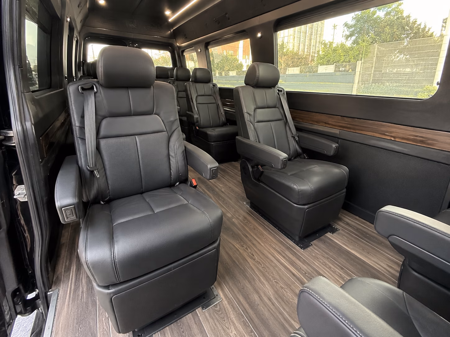 vallejo 8 passenger sprinter van inside